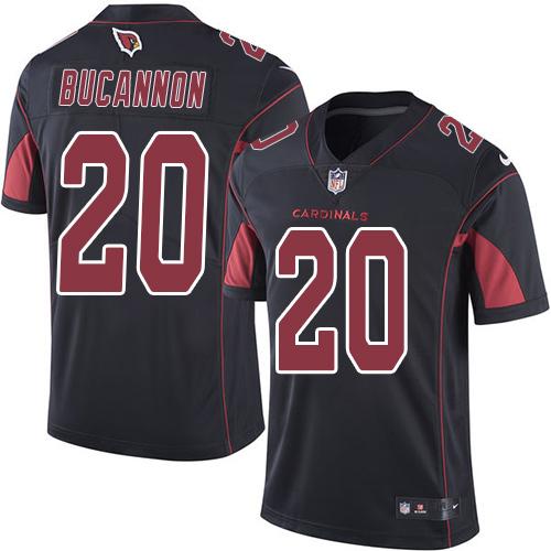 Nike Cardinals #20 Deone Bucannon Black Men's Stitched NFL Limited Rush Jersey - Click Image to Close